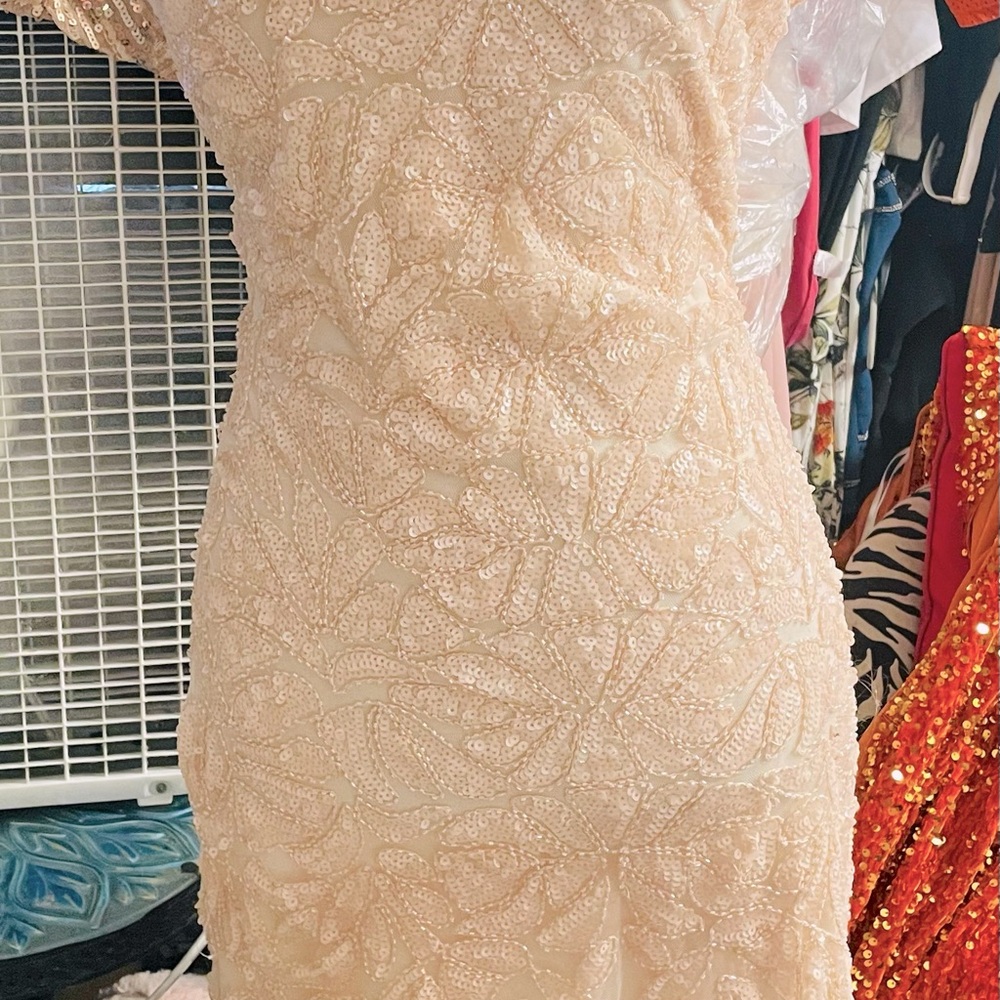 Light pink Sz L pink cocktail dress
